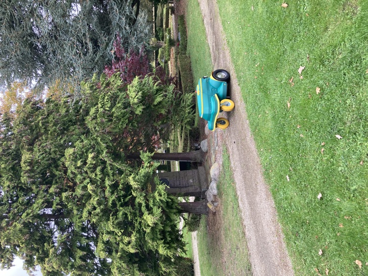 Robot der fjerner ukrudt på kirkegård